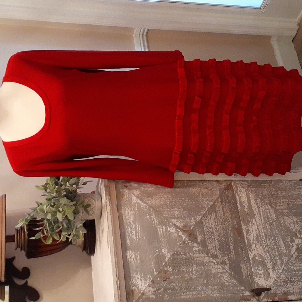 ❣Calvin Klein - Red Sweater Dress - Awesome for Valentine's